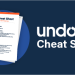 Undo Cheat Sheet