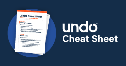 Undo Cheat Sheet
