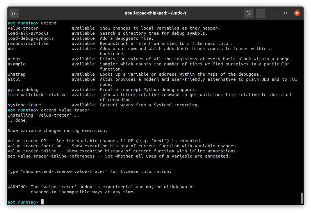 Expanding Debugging Capabilities with UDB Addons